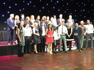 Award Winners Standing Together at the 2017 Aberdeen Sports Awards